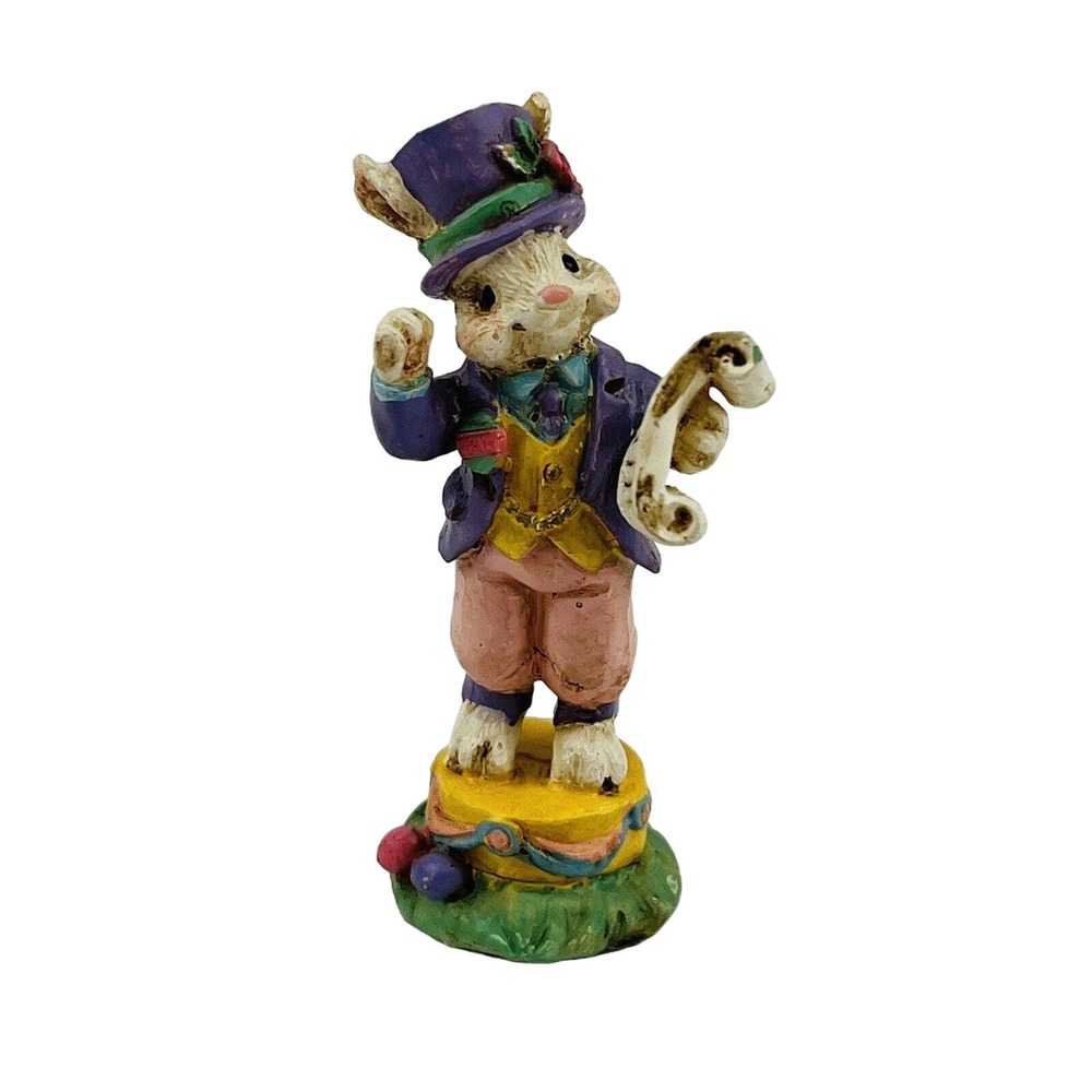 Cottontail Lane Mayor Bunny Figurine Easter Springtime Midwest of Cannon Falls‎